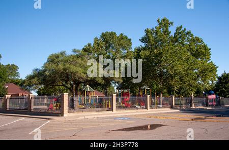 Ackley Park, Elk City, OK. Stockfoto