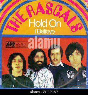 Vintage Vinyl Recording - Rascals, The - Hold On - D - 1970 Stockfoto