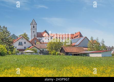 Stiftskirche St. Cornelius und Cyprianus Bad-Buchau Stockfoto