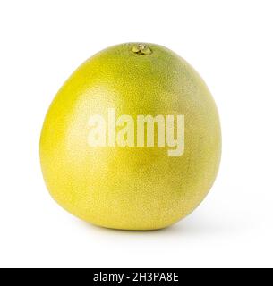 Pomelo Frucht auf weißem Hintergrund Stockfoto