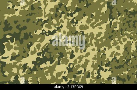 Militär Camouflage Textur khaki drucken Hintergrund - Vektor Stockfoto