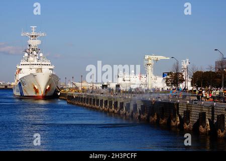 Schiff der japanischen Küstenwache Stockfoto