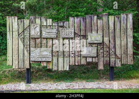 Konzentrationslager Halberstadt Langestein Zwieberge Harz Stockfoto