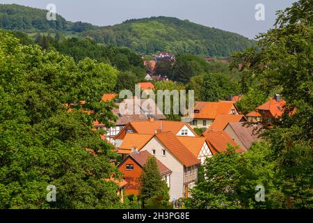 Eindrücke von Ilsenburg im Harz Stockfoto