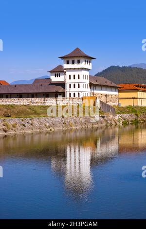 Andricgrad oder Kamengrad in Visegrad - Bosnien und Herzegowina Stockfoto