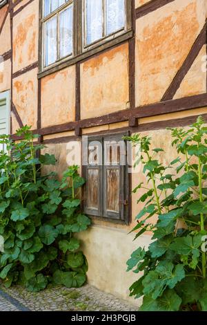 Impressionen aus der Welterbestadt Quedlinburg Stockfoto