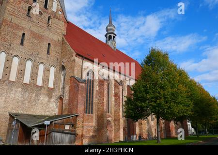 Stiftskirche St. Maria, St. Johannes und St. Elisabeth in BÃ¼tzow Stockfoto