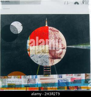 Young The Giant 2011 LP Vinyl Schallplattenhülle Grafiken C Stockfoto