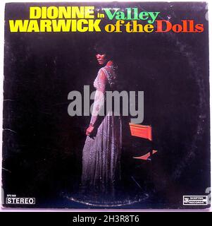 60s Dionne Warwick LP Album Original Vintage Vinyl Valley of the Dolls Stockfoto