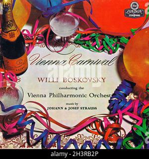 Wiener Karneval - Boskovsky R2R London - Klassische Musik Vintage Vinyl Record Stockfoto