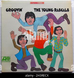 1960s The Rascals Young Rascals Groovin LP Album Original Vintage Vinyl A Stockfoto