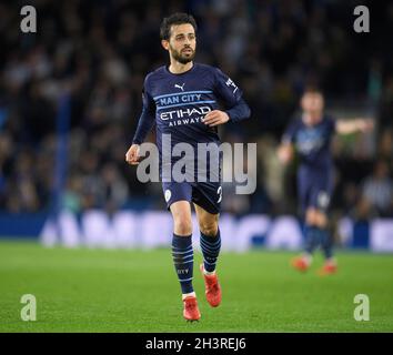 Bernardo Silva von Manchester City während des Spiels im Amex Stadium. Picture : Mark Pain / Alamy Stockfoto