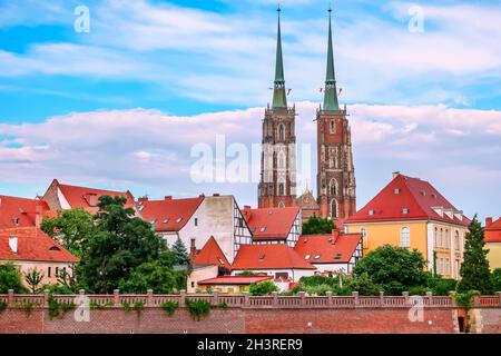 Breslau, Polen Kathedrale des Hl. Johannes des Täufers Stockfoto