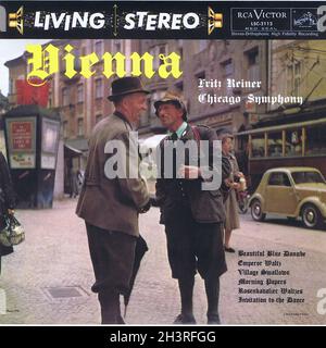 WIENER Musik von Johann Strauss - Reiner RCA Living Stereo CD - Klassische Musik Vintage Vinyl Schallplatte Stockfoto