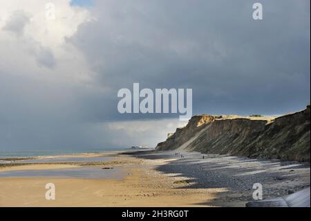 Strand in West runton North norfolk england Stockfoto