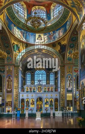 Kirche der Ikone der Gottesmutter Wladimir, Nischni Nowgorod, Russland Stockfoto