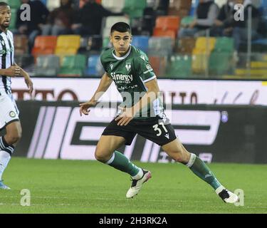 31 Bosko Sutalo -Verona beim Udinese Calcio gegen den FC Hellas Verona, italienisches Fußballspiel der Serie A in Udine, Italien, Oktober 27 2021 Stockfoto