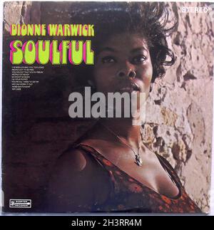 60s Dionne Warwick LP Album Original Vintage Vinyl Soulful Stockfoto