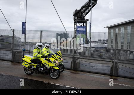 Glasgow, Großbritannien. Außenansicht der Veranstaltungsorte der 26. UN-Klimakonferenz, bekannt als COP26, in Glasgow, Großbritannien, am 30. Oktober 2021. Foto: Jeremy Sutton-Hibbert/Alamy Live News. Stockfoto