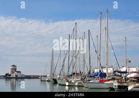 Almerimar Marina, Almeria - Spanien Stockfoto