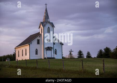 Prairie Storm Clouds Kanada Stockfoto