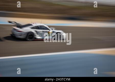 91 Bruni Gianmaria (ita), Lietz Richard (aut), Porsche GT Team, Porsche 911 RSR - 19, Aktion während der 6 Stunden von Bahrain, 5. Lauf der FIA-Langstrecken-Weltmeisterschaft 2021, FIA WEC, auf dem Bahrain International Circuit, vom 28. Bis 30. Oktober 2021 in Sakhir, Bahrain - Foto: Germain Hazard/DPPI/LiveMedia Stockfoto