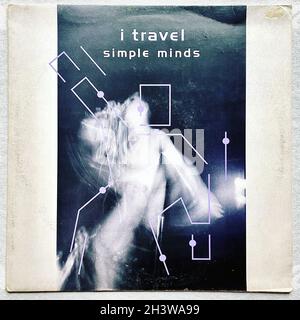 Simple Minds - I Travel (1980) - Original Vinyl Schallplatte 02 Stockfoto