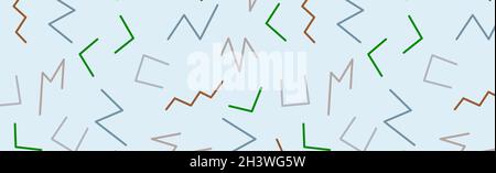 Nahtlose farbige Hintergrund Muster, verschiedene geometrische Formen - Vektor Stockfoto