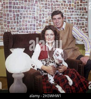 Rumänische Schauspieler Tora Vasilescu & Mitica Popescu, 1980 Stockfoto