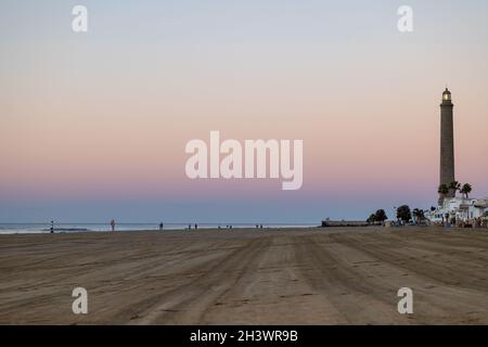 Sonnenaufgang in Meloneras, Gran Canaria, Spanien Stockfoto