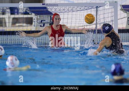 Polo Natatorio, Roma, Italien, 30. Oktober 2021, E. Eichelberger (SIS Roma) während des Spiels SIS Roma gegen Ekipe Orizzonte - Wasserball der italienischen Serie A1 der Frauen Stockfoto