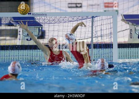 Roma, Italien. Oktober 2021. E. Eichelberger (SIS Roma) während des SIS Roma gegen Ekipe Orizzonte, Waterpolo Italienische Serie A1 Frauenspiel in Roma, Italien, Oktober 30 2021 Quelle: Independent Photo Agency/Alamy Live News Stockfoto