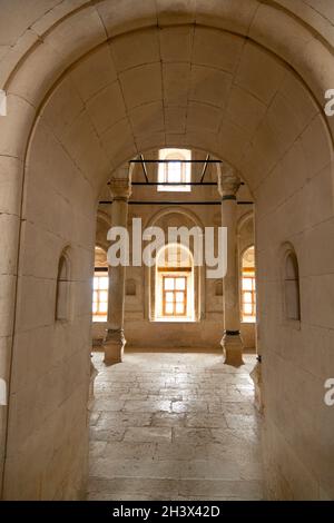 Ishak Pasha Palast Innenraum in Doğubeyazıt Bezirk der Stadt Ağrı in der östlichen Türkei. Stockfoto