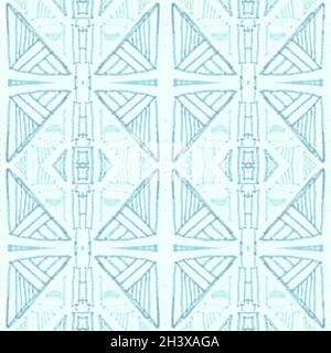 Amerikanisches Muster. Nahtloser ethnischer Hintergrund. Stockfoto