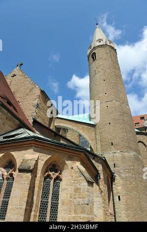 Merseburger Dom St. Johannes und St. Laurentius Stockfoto