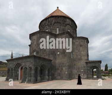 Merkez Kumbet Moschee in Kars, ehemalige Kathedrale von Kars, auch bekannt als die Kirche der Heiligen Apostel Stockfoto