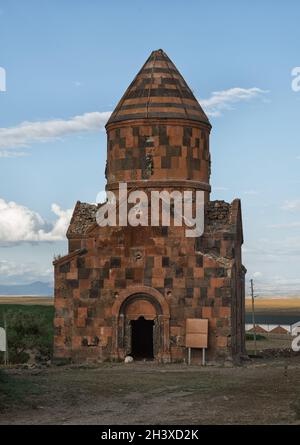 Kizilvenk Kirche in Bekler, Provinz Kars; Türkei, erbaut im 10. Jahrhundert Stockfoto