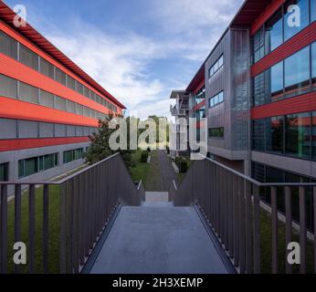 Collège Sismondi öffentliche Sekundarschule, Genf, Schweiz Stockfoto