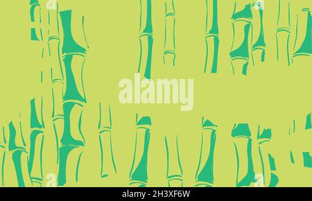 Bamboo Style Mustertextur für Fliesen und Keramik-Design Stockfoto