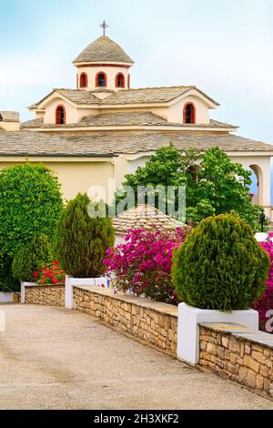 Kloster des Erzengels Michael, Thassos, Griechenland Stockfoto