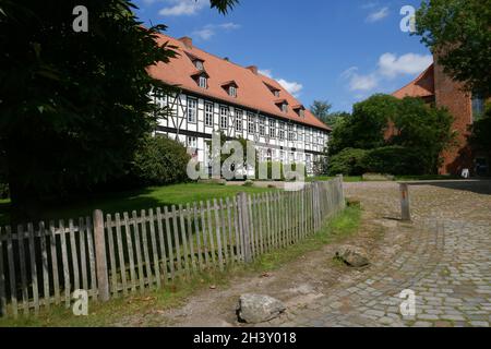 Stiftskirche St. Mauritius und St. Viktor in Bassum Stockfoto