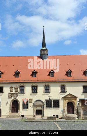 Altes Rathaus in Merseburg Stockfoto