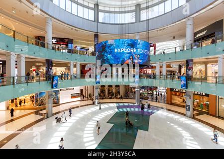 Dubai Mall Luxus Shopping Shopping in Vereinigte Arabische Emirate Stockfoto