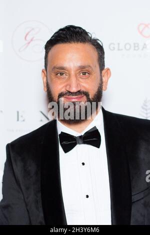 Cyril Hanouna nimmt an der Fotocall während der Global Gift Gala 2021 im Four Seasons Hotel George V am 30. Oktober 2021 in Paris, Frankreich, Teil. Foto von Nasser Berzane/ABACAPRESS.COM Stockfoto