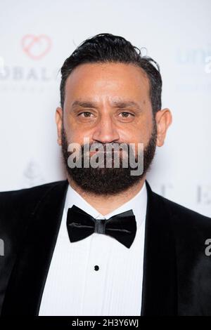 Cyril Hanouna nimmt an der Fotocall während der Global Gift Gala 2021 im Four Seasons Hotel George V am 30. Oktober 2021 in Paris, Frankreich, Teil. Foto von Nasser Berzane/ABACAPRESS.COM Stockfoto