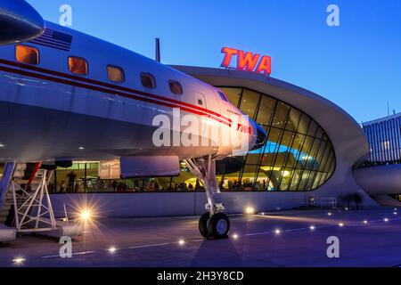 TWA Trans World Airlines Lockheed L1649A Starliner Connie Aircraft New York JFK Airport Stockfoto