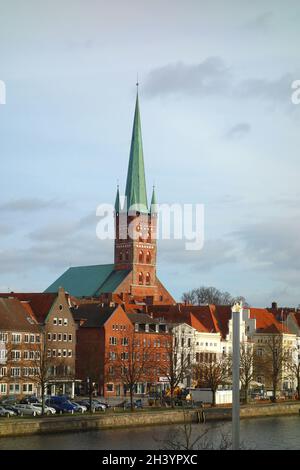 St. Peter Kirche in LÃ¼beck Stockfoto