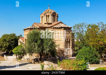 Kirche der Heiligen Apostel im antiken Agora, Athen, Griechenland Stockfoto