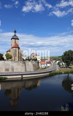 Regiswindiskirche in Lauffen am Neckar Stockfoto