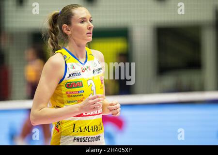 Arena di Monza, Monza (MB), Italien, 30. Oktober 2021, COURTNEY MEGAN (Imoco Volley Conegliano) während des Vero Volley Monza gegen Imoco Volley Conegliano - Stockfoto